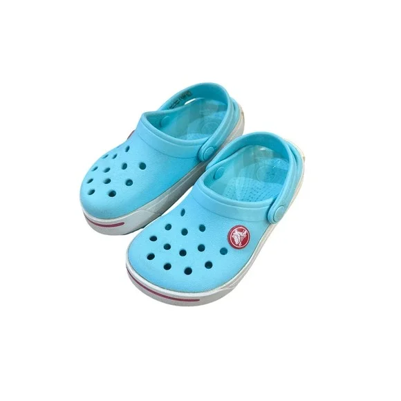 Kids Toddler Crocs Croc Band Clog Blue‎ size 8/9 - Picture 2 of 5